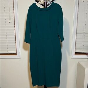 Boden Green Long Sleeve Dress
